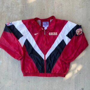 Vintage 1996 San Francisco 49ers Reebok Pro Line 50 Years Jacket Large Mens